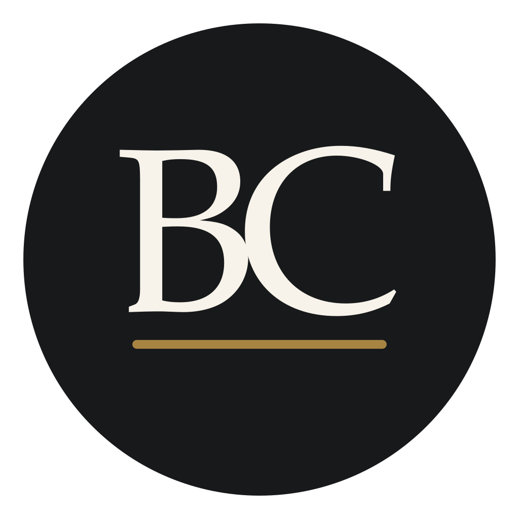 Black Core BC monogram